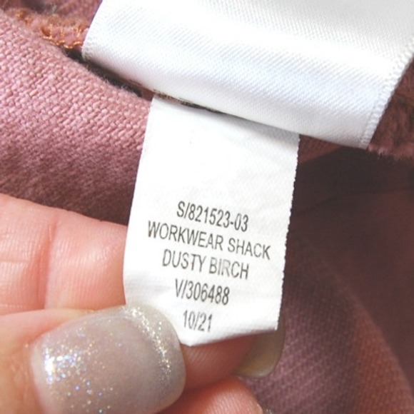 Women's Denim Coat Old Navy Workwear Shacket Pink Long Jean Jacket 2XL Plus size - Picture 5 of 6